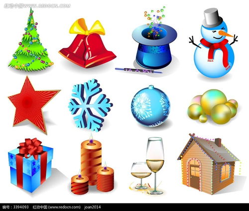 圣誕節日用品EPS素材免費下載 紅動網平臺助力化妝品與衛生用品設計